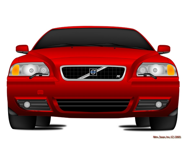 2006 Volvo S60R - Passion Red - Custom Intake