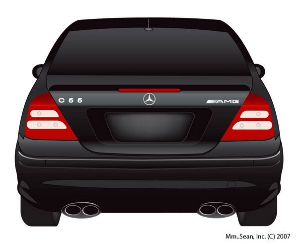 2006 Mercedes Benz C55 AMG - Rear