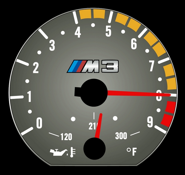 2004 BMW M3 Tachometer