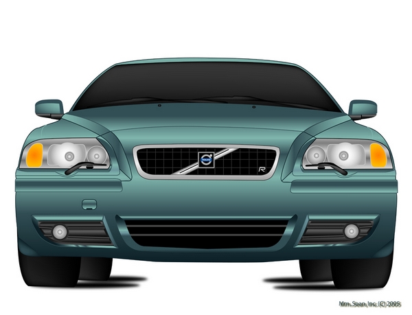 2006 Volvo S60R - Flash Green