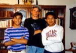 "The Crew": Neil, Mike and Sean (we are just too suave) in 1992