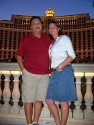 Sean & Renee in front of the Bellagio